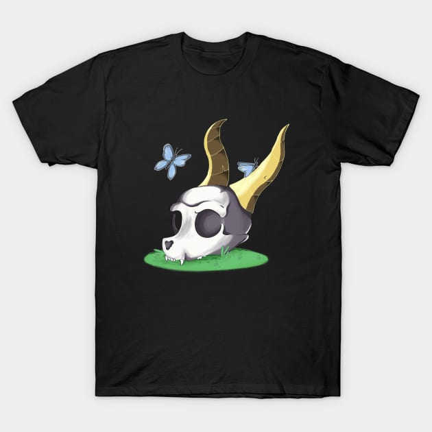 Spyro The Dragon Skull T-Shirt by Skarmaiden